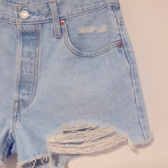 Levi’s 501 •New/Never Worn •High Rise• Cut Off Short - Picture 3 of 7